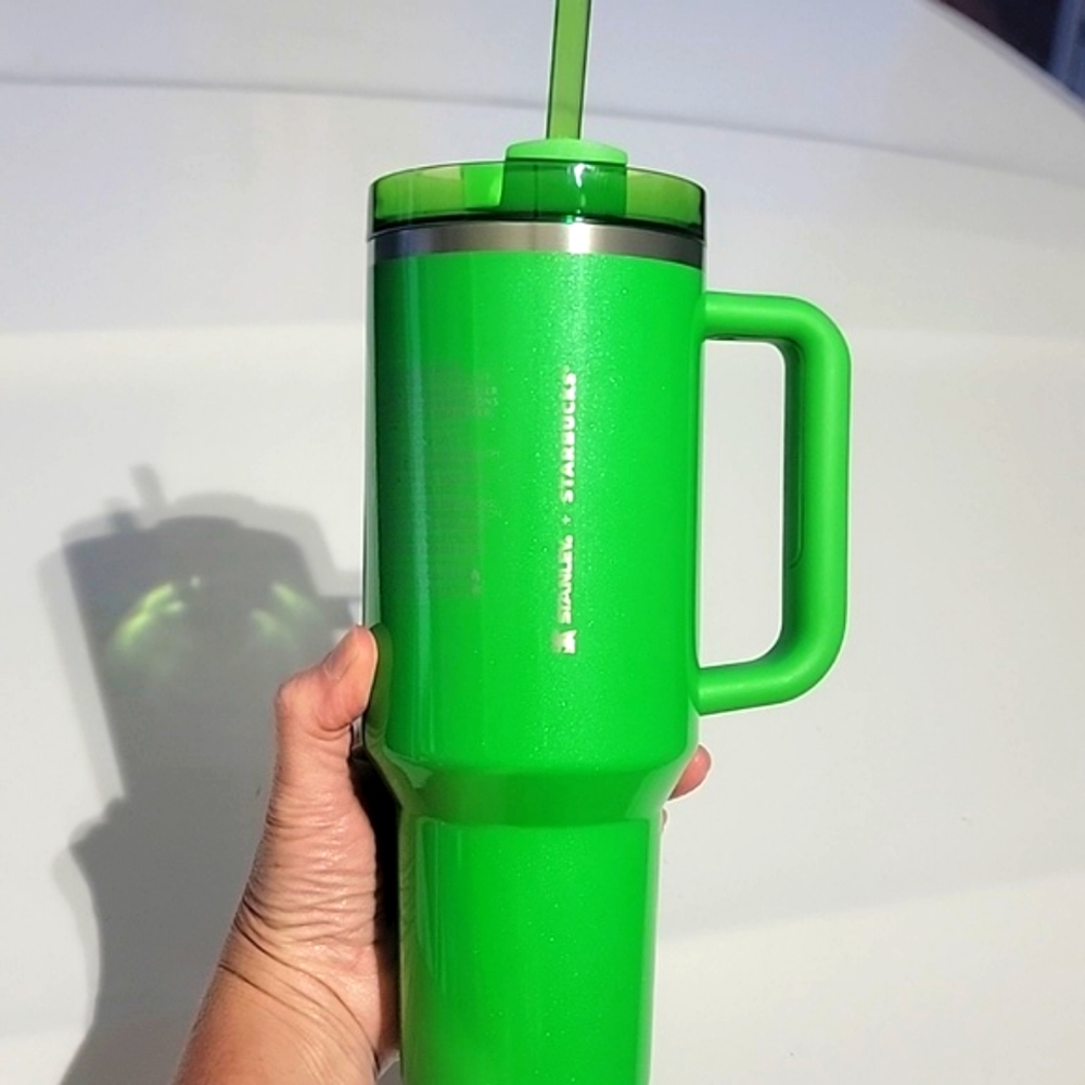 Stanley x Starbucks Target Exculsive 2025 PEARL GREEN 40oz Tumbler Quencher NWT - Picture 2 of 13